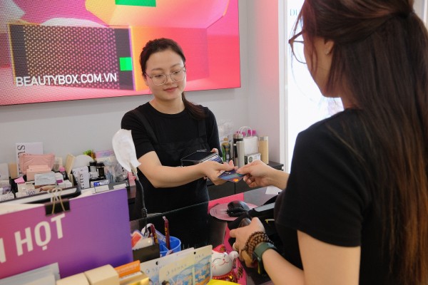 CTKM Napas Mastercard va Payoo trien khai tai BeautyBox