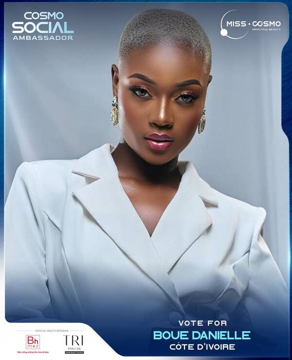 Nhóm 2: Miss Cosmo Côte D_Ivoire - Boue Danielle