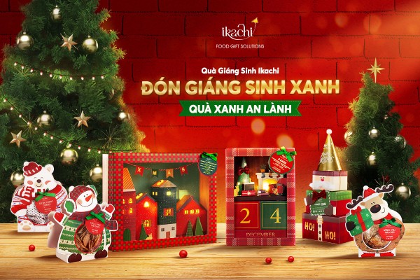 quà giáng sinh xanh ikachi 1