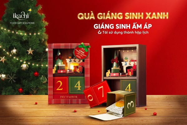 quà giáng sinh xanh ikachi 3