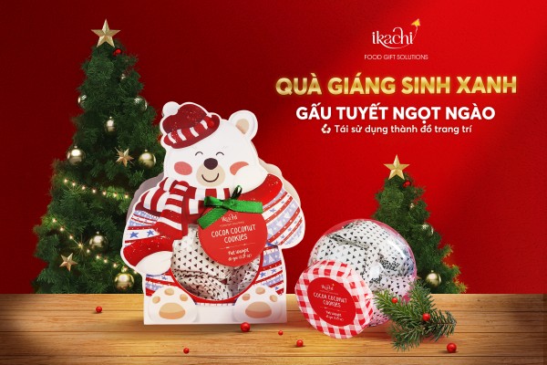 quà giáng sinh xanh ikachi 4