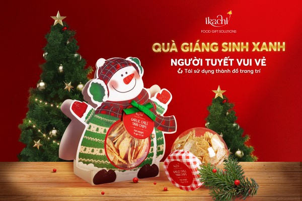 quà giáng sinh xanh ikachi 6